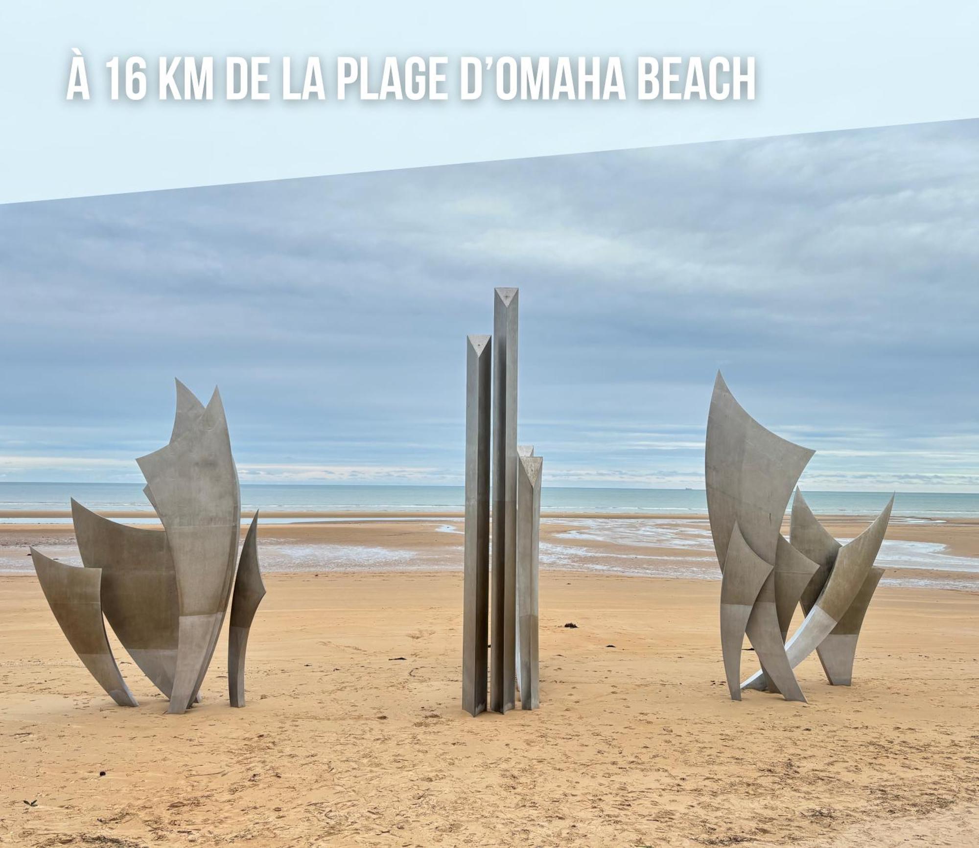 Nid De Pie Grand Duplex Lumineux Cadre Verdoyant Calme A 5 Mn De La Mer Pres Port En Bessin, Bayeux, Omaha Beach, Commes Buitenkant foto