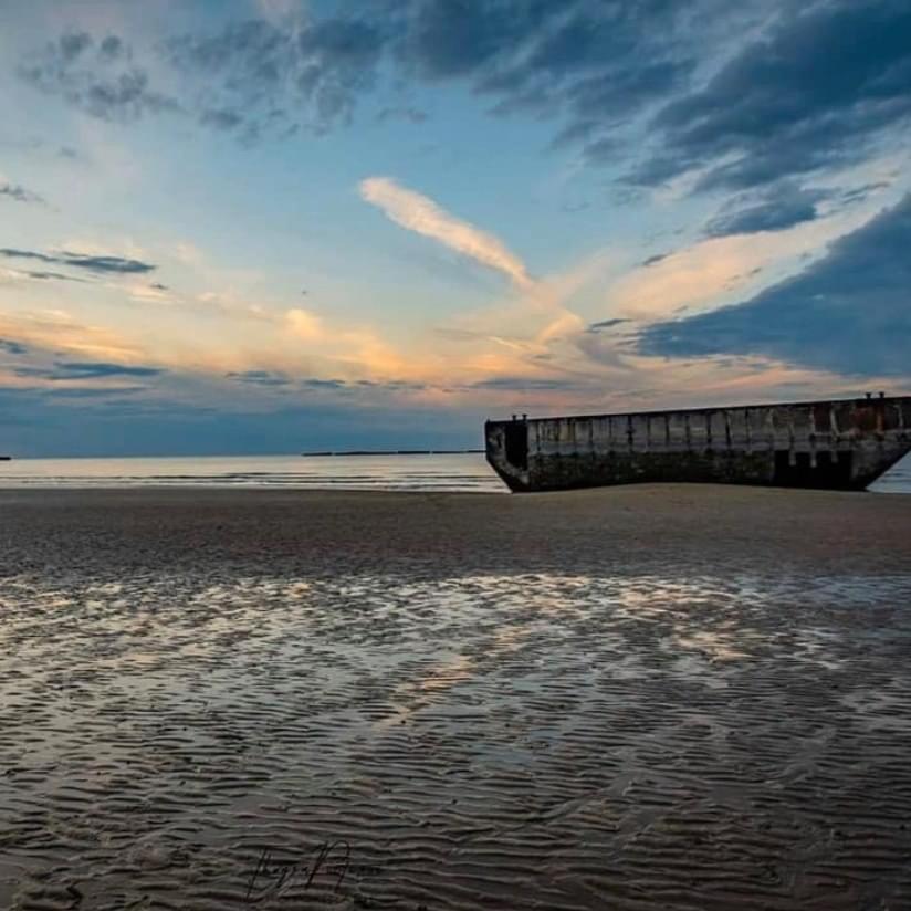 Nid De Pie Grand Duplex Lumineux Cadre Verdoyant Calme A 5 Mn De La Mer Pres Port En Bessin, Bayeux, Omaha Beach, Commes Buitenkant foto